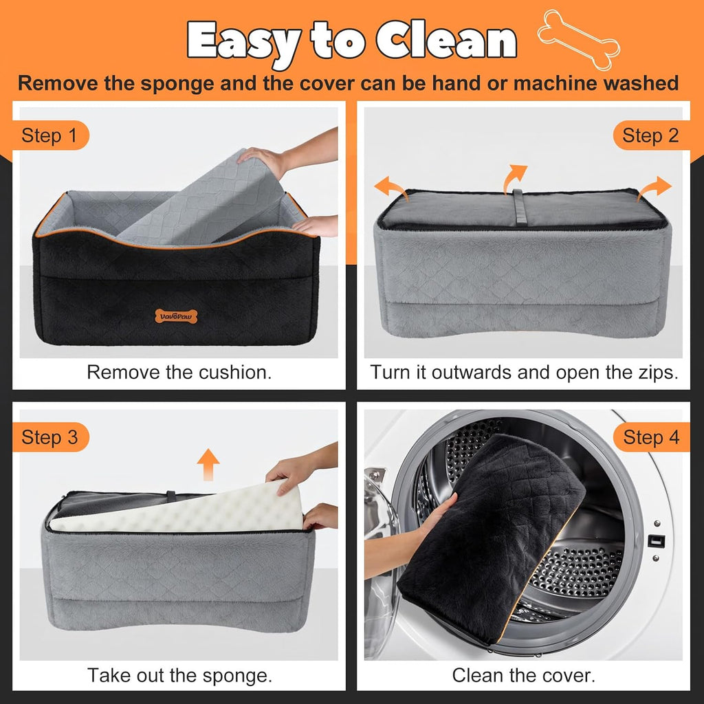 Car Seat for Large Dog for 2 Medium or 3 Small Dogs Under 100Lbs