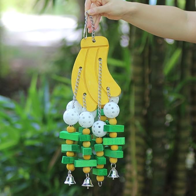 Bird Chewing Toy Large Medium Parrot Cage Bite Toys African Grey Macaws - Image 3