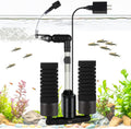 AQQA Electric Sponge Filter for Aquarium, Quiet USB Powered Sponge Filter