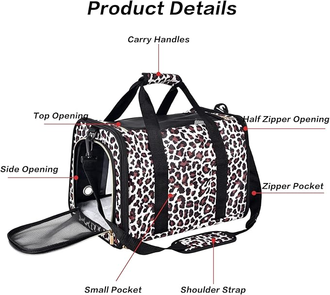 Petmolico Cat Carrier Soft-Sided Pet Bag - Image 4