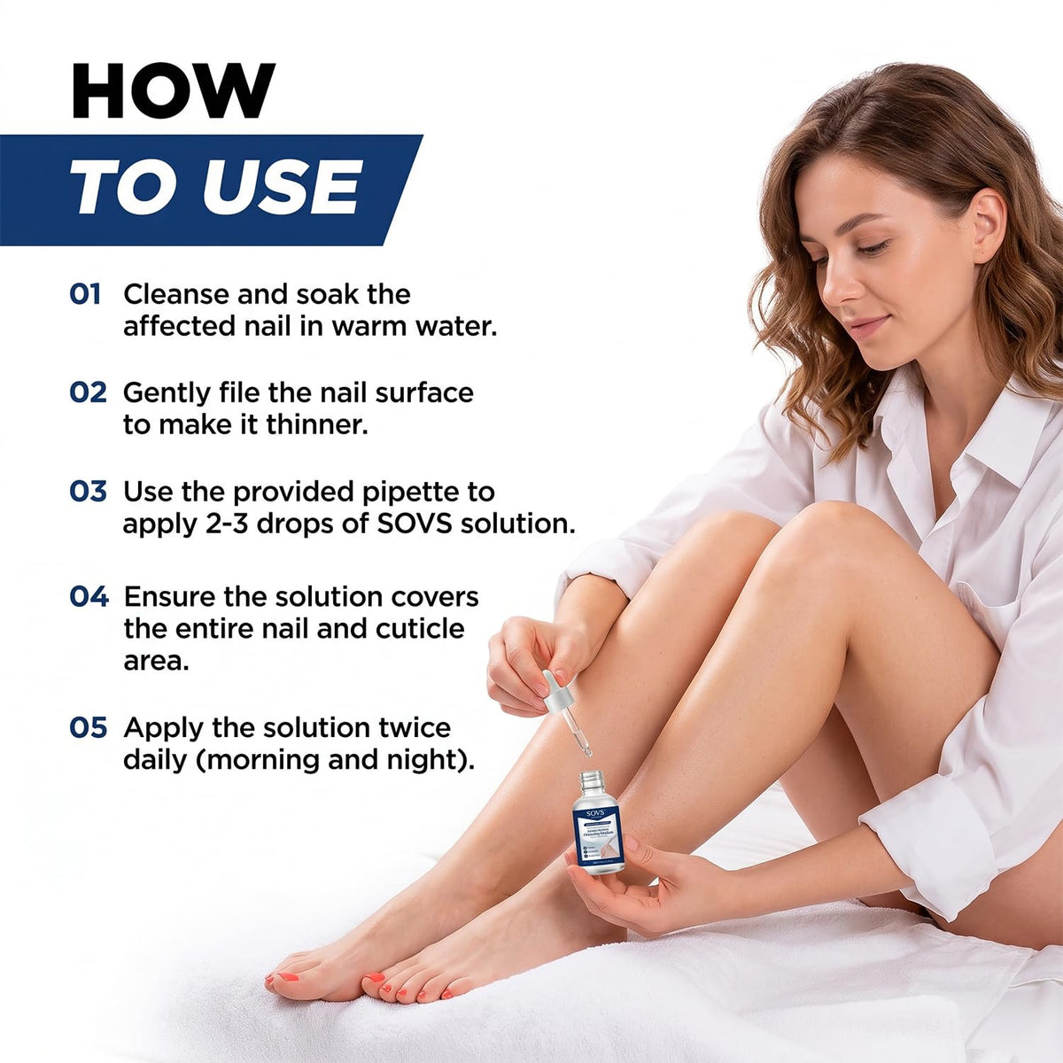 Toenail Treatment,Gentle Formula, Effectively Improves Nails for a More Beautiful Appearance,blue