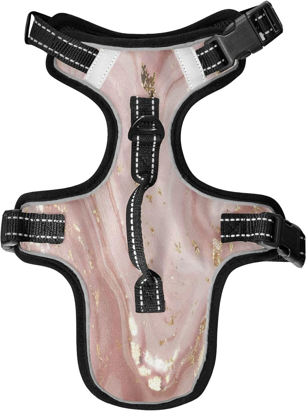 Halloween Skull Pumpkin Dog/Cat Harness, Reflective No-Pull Pet Harness with 2 Leash Clips, Fully Adjustable Soft Padded Dog Vest, No-Choke Pet Oxford Vest