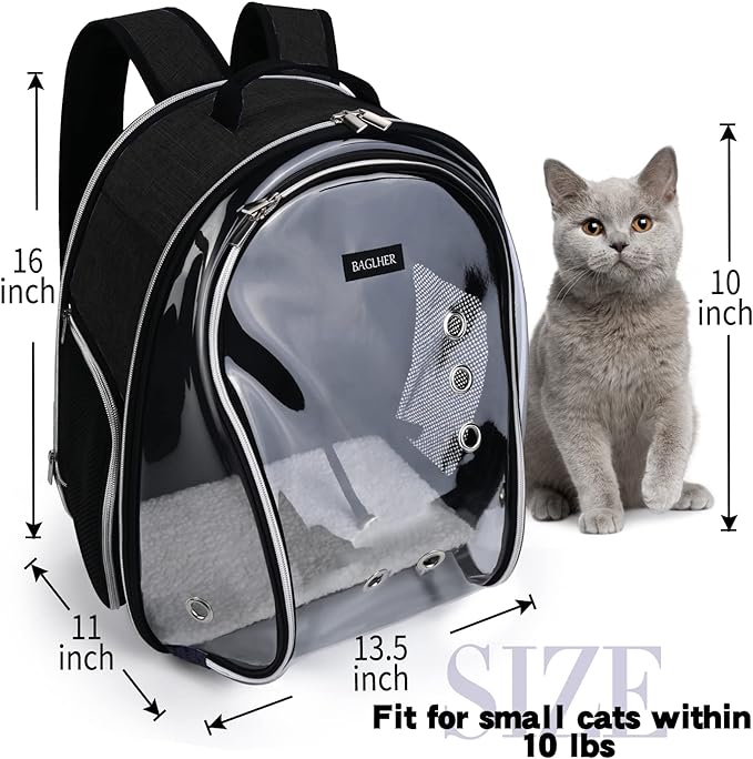 BAGLHER Cat Carrier Backpack Bubble - Image 5
