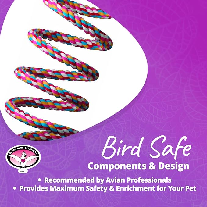 Super Bird Creations SB325 Large Bungee Bird Toy - Image 7