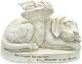 Bellaa Dog Statues 10 Inch Angel Wings Labrador Golden Retriever Puppy Pet by Bellaa