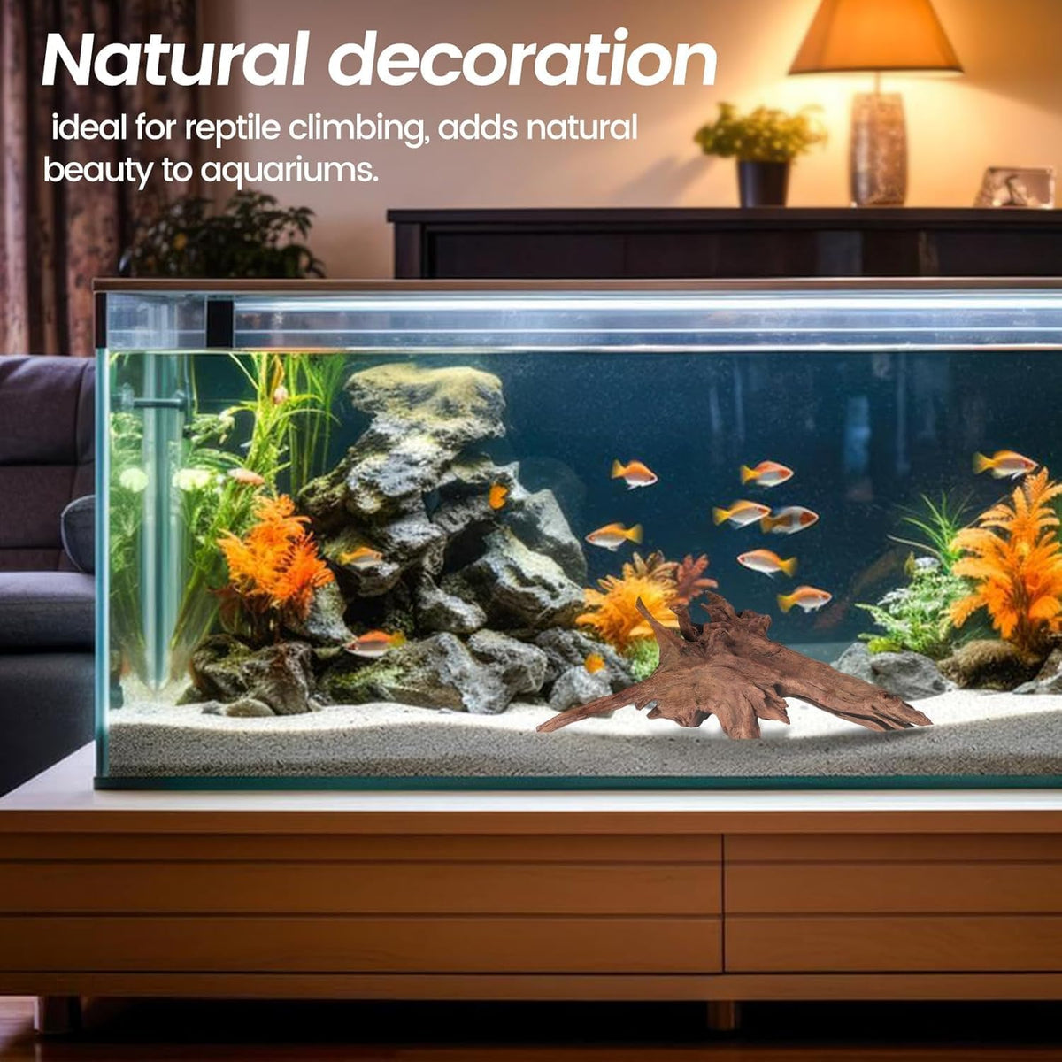 Natural Small Aquarium Coral Driftwood Decorations Fish Tank Decor