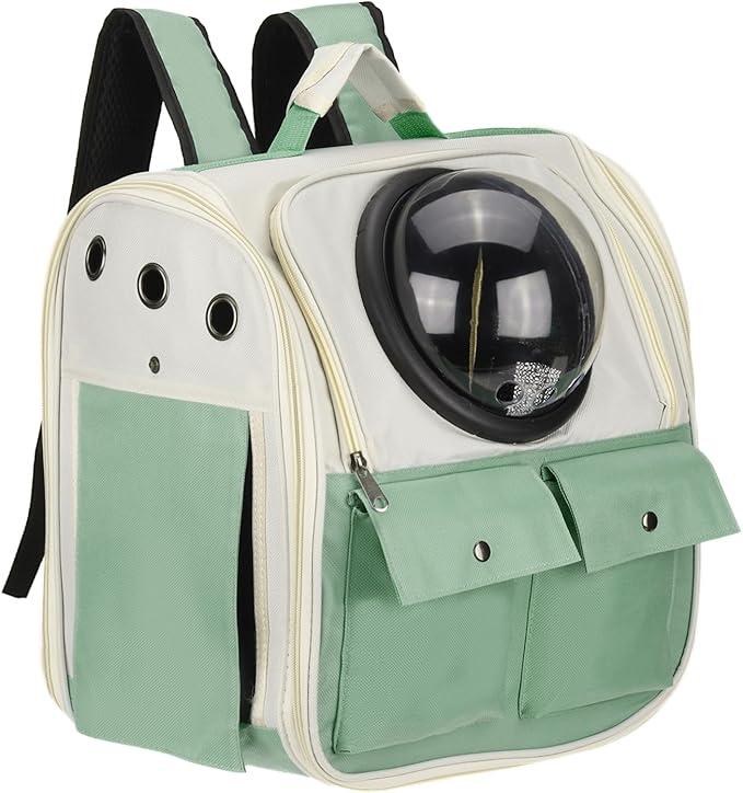 Pet Backpack Carrier, Portable and Ventilated, Oxford Cloth, Dogs Cats and by Unknown