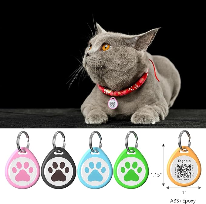 2-Pack QR Code Pet ID Dog cat Tags - Image 8