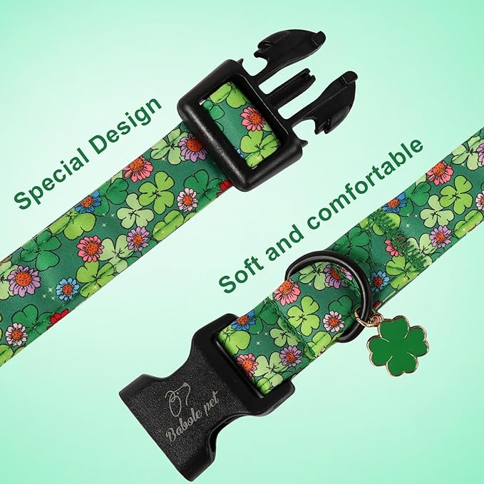St Patricks Day Dog Collar for Medium Dogs - Image 3