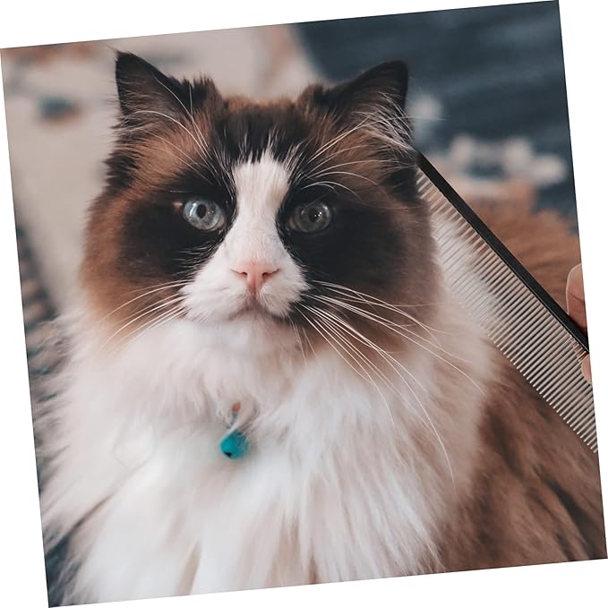 POPETPOP Portable Cat Hair Comb Wear-resistant Grooming Tool Compact Pet - Image 2