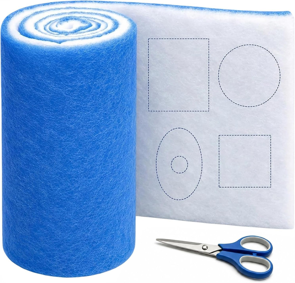 Aquarium Filter Floss, 12x72x0.75 Inch, Cut to Fit Filter Media