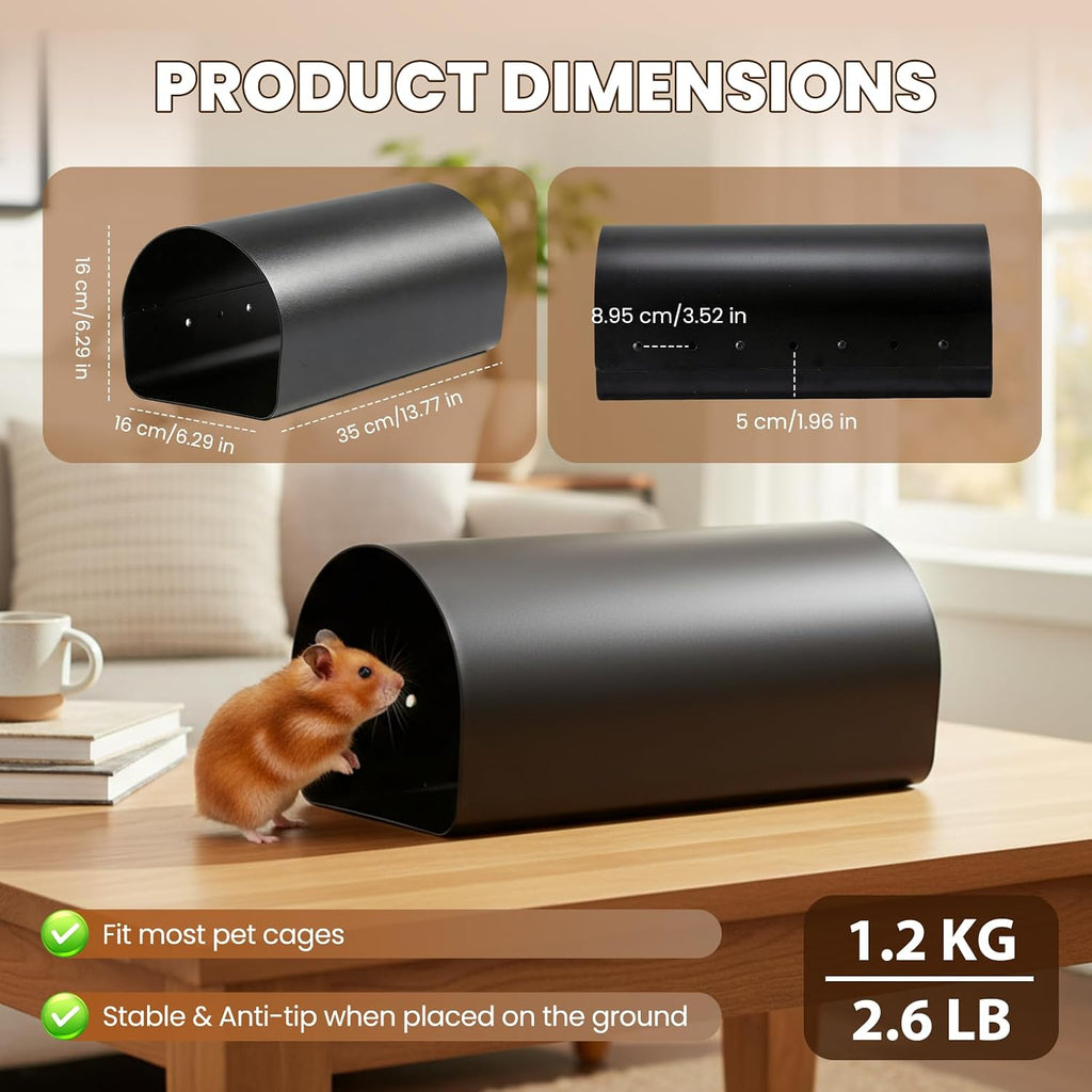 NEWTRY Chinchilla Hanging Cooling Tunnel, Multi-Functional Hideout Tubes