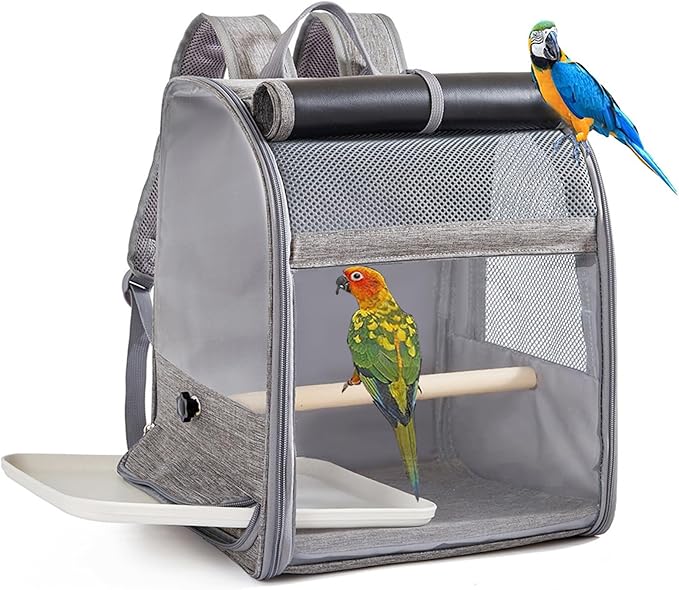 Durability Polyester Bird Travel Carriers Backpacks - Image 4