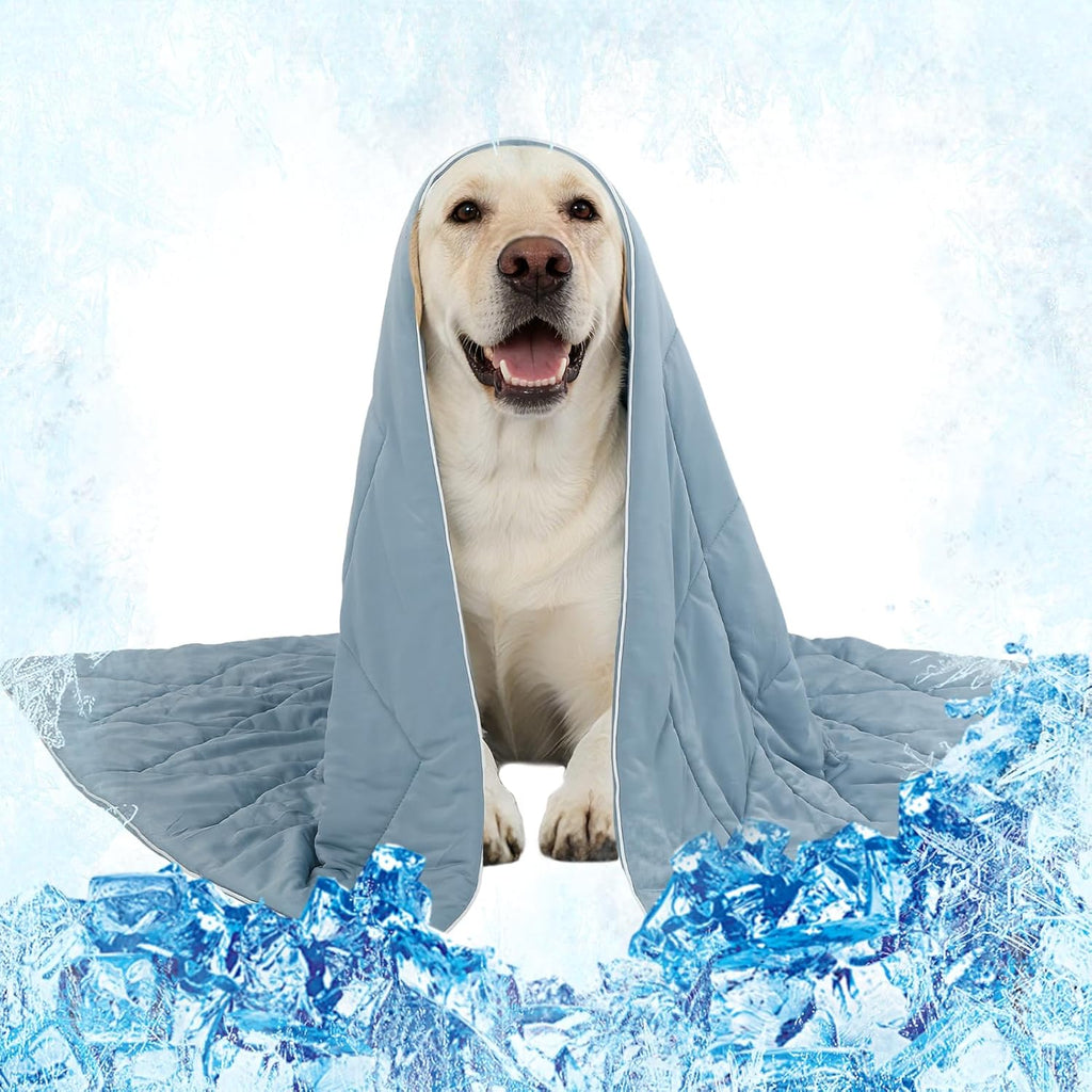29x40in Cooling Blanket for Dogs - Machine Washable Blanket with Q-MAX>0.4