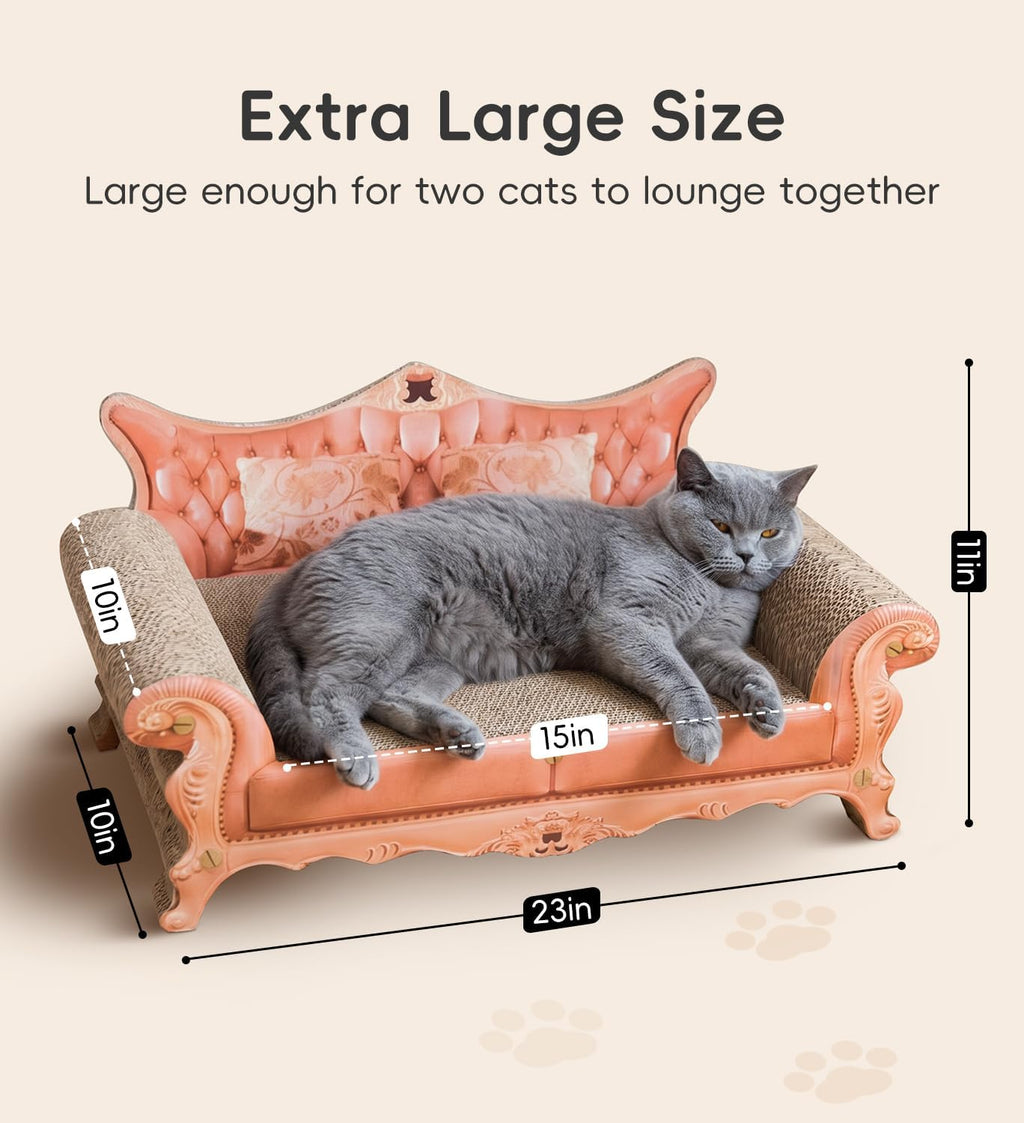 Cat Couch Scratcher, Long Lasting Scartching Pads for Indoor Cats