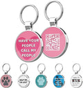 MYLUCKYTAG QR Code Pet ID | Personalized Dog & Cat Collar Tag | Online Profile by MYLUCKYTAG