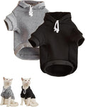 QWINEE Basic Dog Hoodie Sweatshirt Puppy Sweater Warm Cat Costumes Pet Clothes by QWINEE