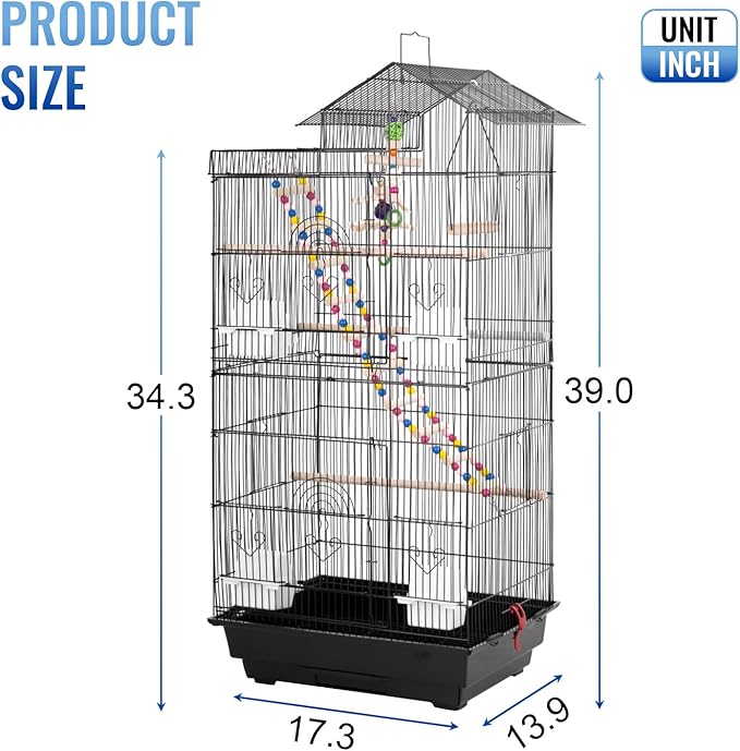 FDW 39 Inch Bird Cage Parakeet Cage - Image 8