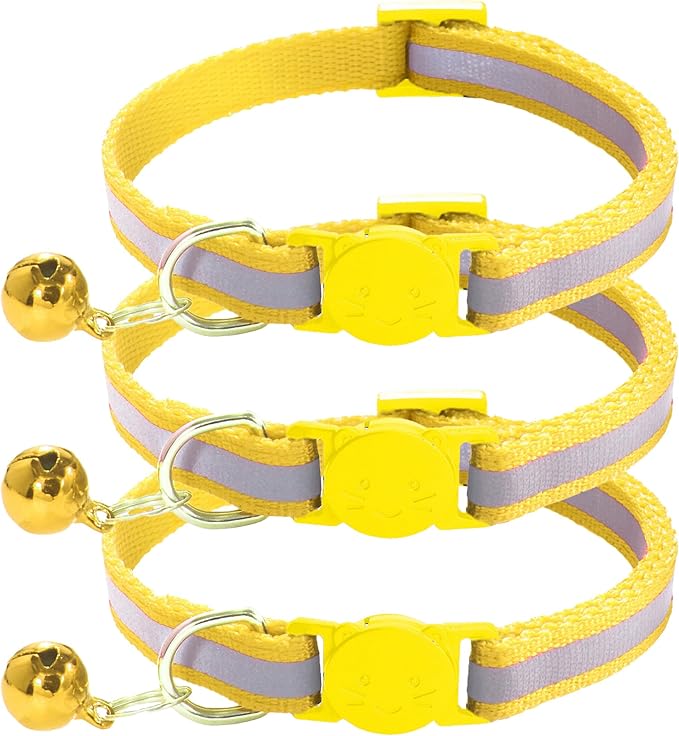 3 Pack Reflective and Breakaway Cat Collars by Unknown