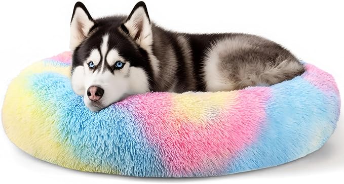 Extra Large Dog Beds, 36 Inch Human Dog Anxiety Relief Comfort Bed, by Hoewina