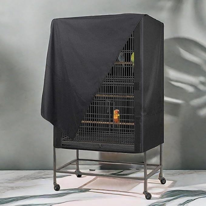 Bird Cage Covers for Night Breathable Cover Black Out Lightweight Washable Dust - Image 3