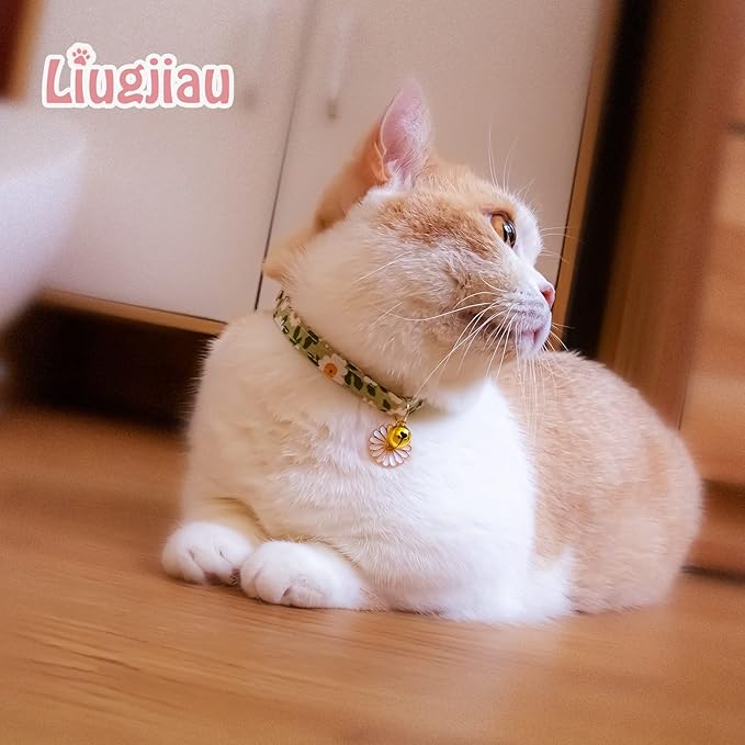 2 Pack Cotton Breakaway Cat Collar - Image 5