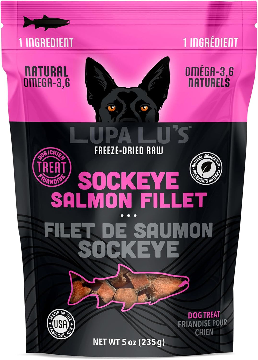 Girl With The Dogs, Lupa LUS Freeze Dried Chicken Heart Treats, 5 oz
