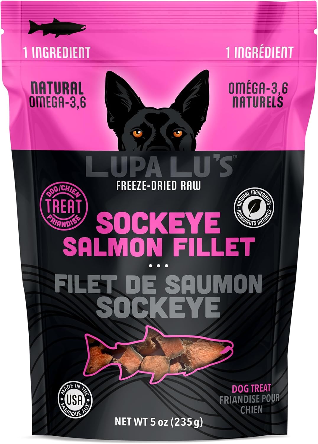 Girl With The Dogs, Lupa LUS Freeze Dried Chicken Heart Treats, 5 oz
