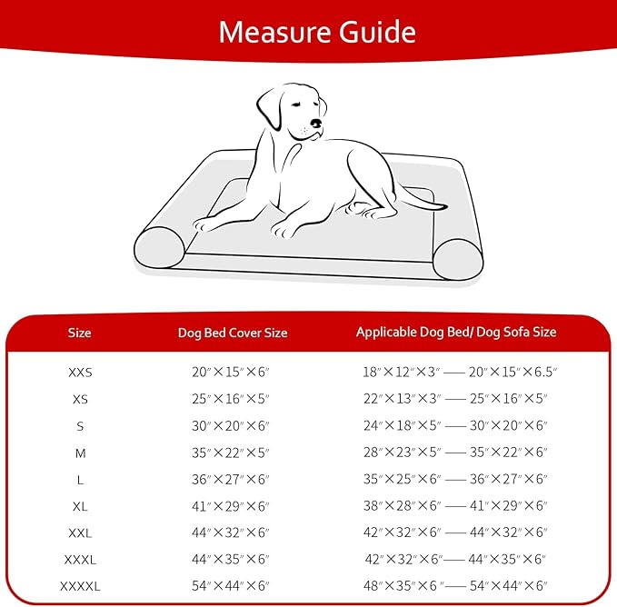 Waterproof Dog Bed Covers Replacement Washable Pet Hair Easy to Remove - Image 8