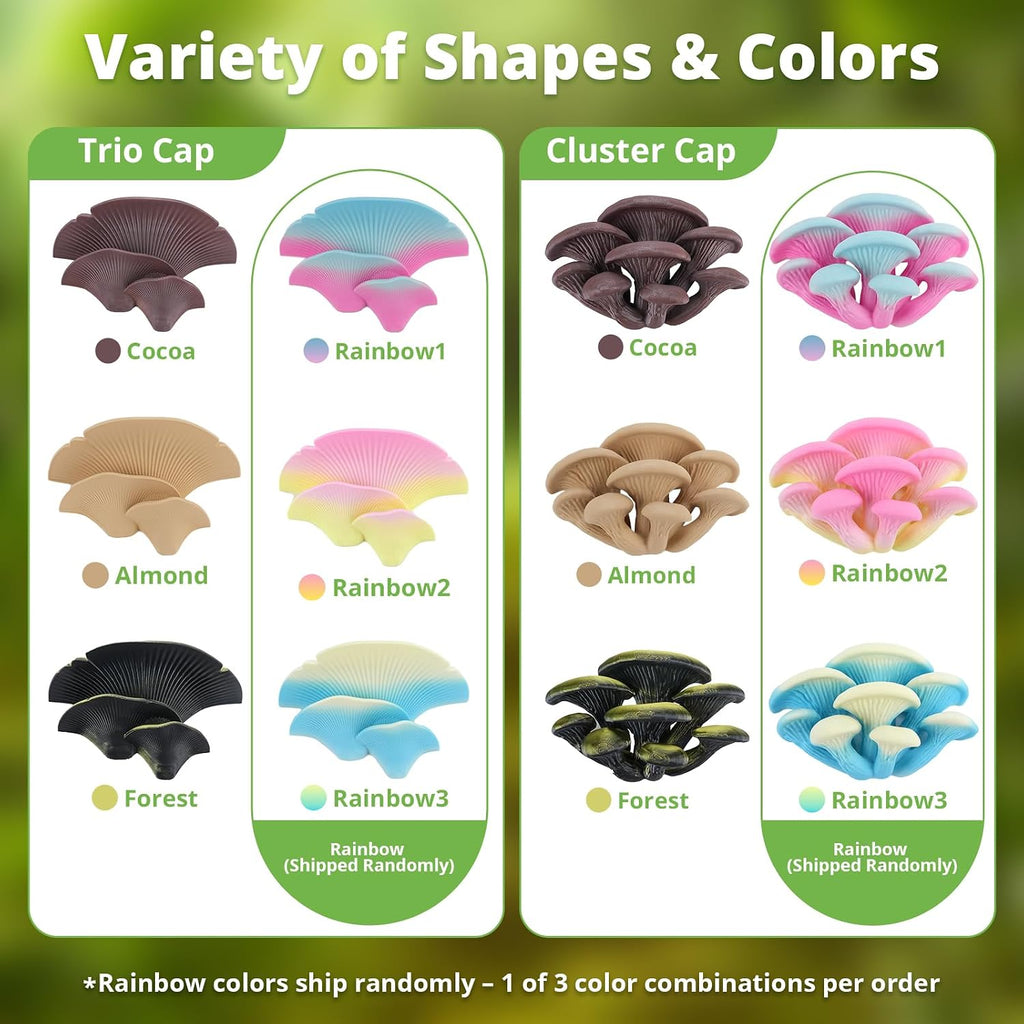 Westant Mushroom Decor for Reptile Tank, Forest, Trio