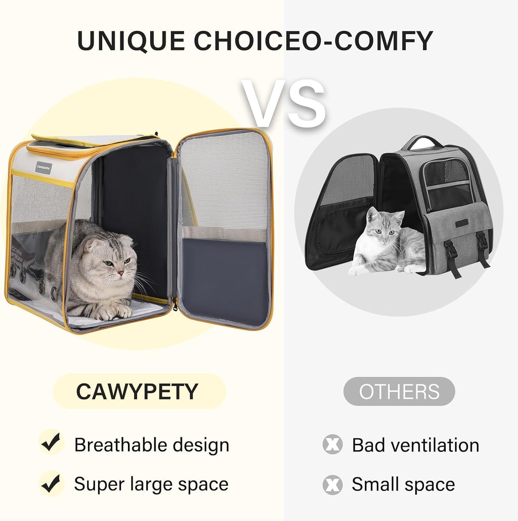 Cat Carrier Backpack Bubble Pet Carrier for Cats and Small Dogs