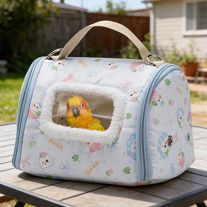Bird Travel Carrier – Warm Parrot Transport Bag - Image 3