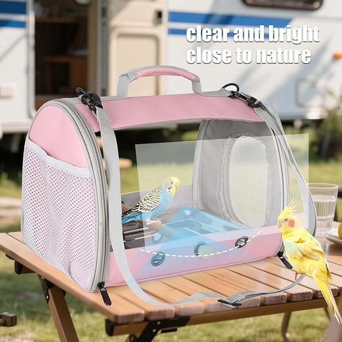 Long Tail Bird Travel Carrier Cage - Image 4