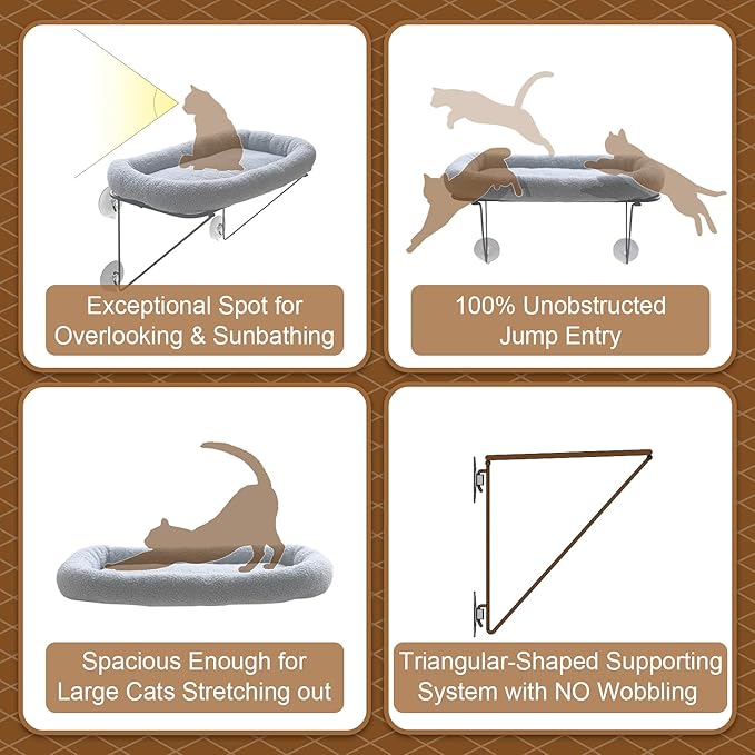 Zakkart Cat Window Perch - Image 4