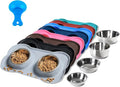 Hubulk Pet Dog Bowls 2 Stainless Steel by Hubulk