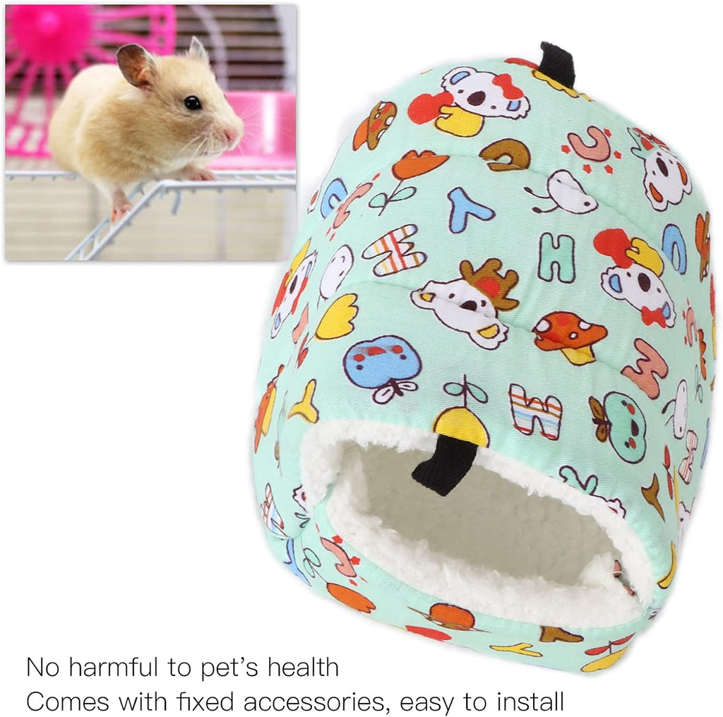 Zerodis Pet Hanging Hammock Pet Cage Cotton Hamster Bed Soft Pet Hanging Hammock for Small Pet Animals Guinea Pig Hamsters Sleeping