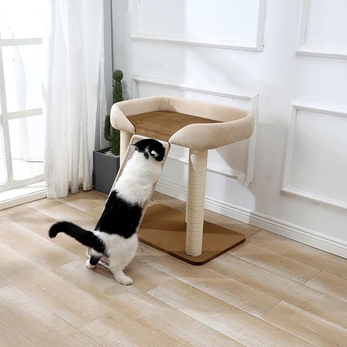 SHENGOCASE Modern Cat Tree Tower, Extra Large Platform Couch Sofa Bed - Image 8