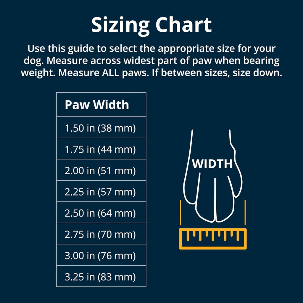 Ruffwear, Summit Trex Dog Shoes - 2 Count, Obsidian Black, 3.00"