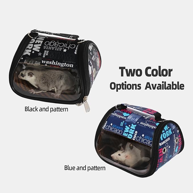 Transparent Small pet Carrier, Adjustable Shoulder Strap, Detachable Bamboo and - Image 6