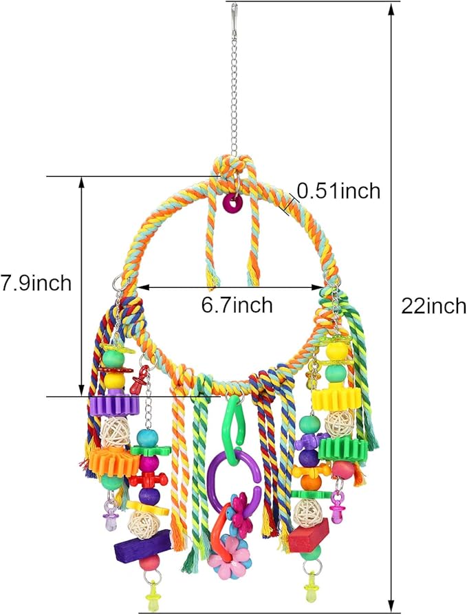 Bird Swing Toy with Perches - Image 4