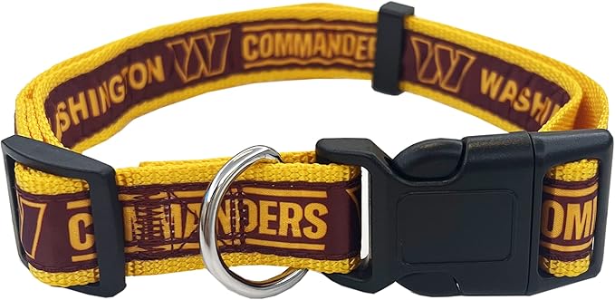Pets First NFL PET Collar Washington Commanders Dog Collar, Large Football Team by PETSFIRST