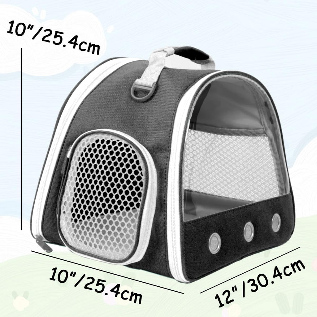 2-Pack Guinea Pig Carrier and Playpen Set - Breathable Pet Playpen Pop Open Outdoor/Indoor Exercise Fence, Portable Small Animal Backpack for Bearded Dragon, Rabbits, Hamster, Chinchillas
