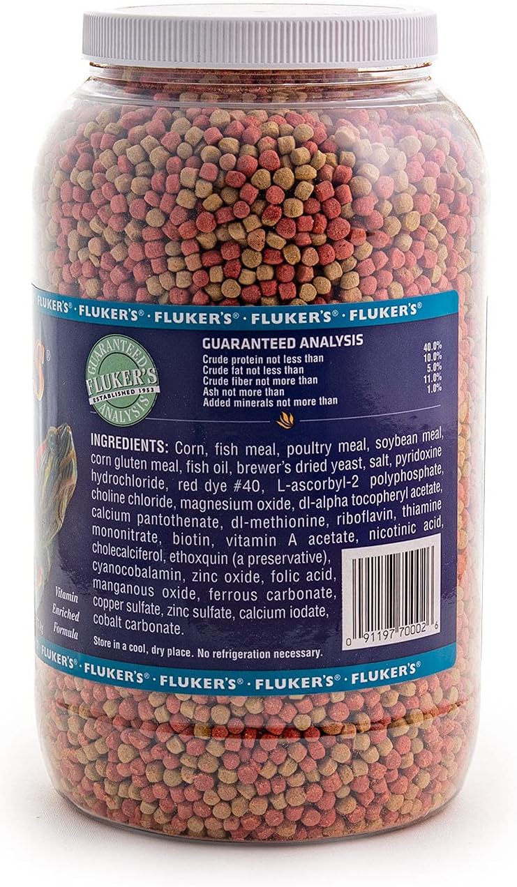 Fluker's Aquatic Turtle Diet, Food Pellets for Turtles, 3.5 lbs.