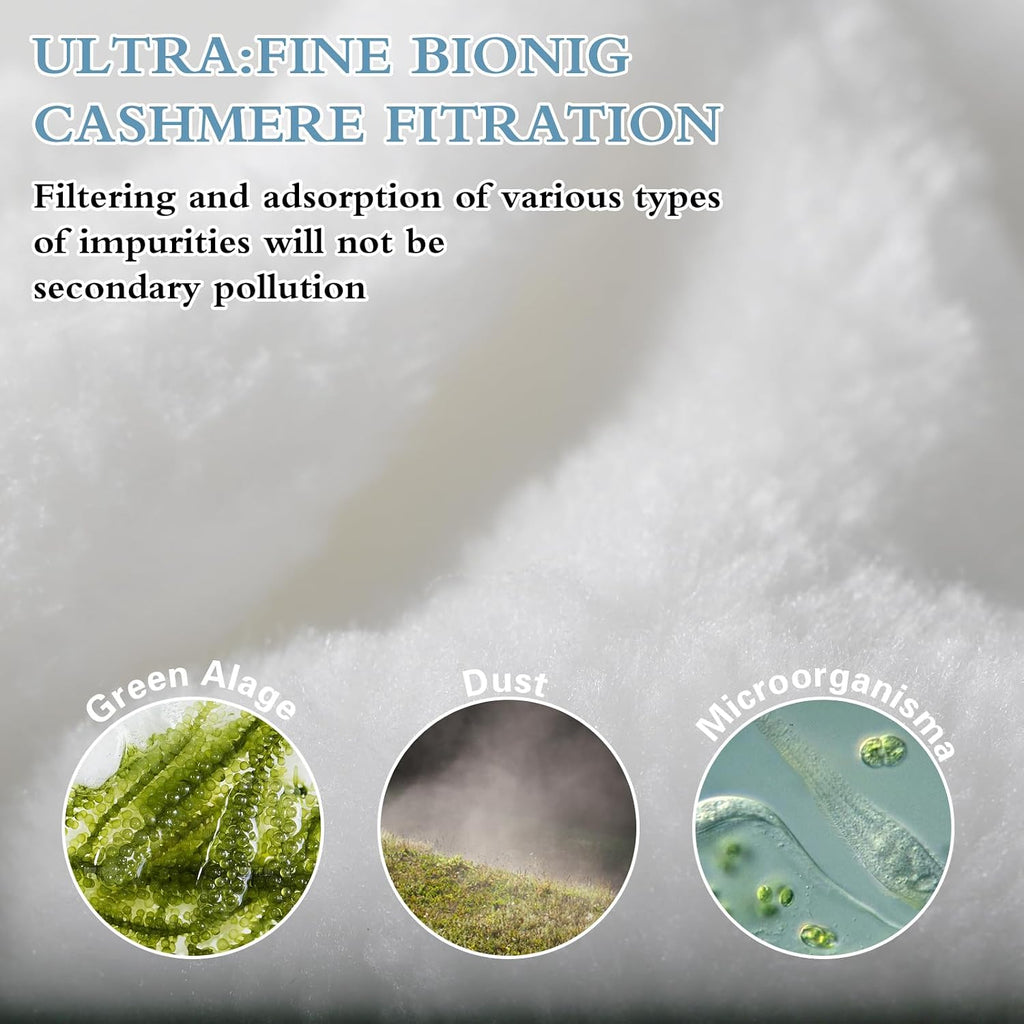 Aquarium Filter U-V for 55-200 Gallon Tank, 500GPH Fish Tank Filter for Cold Plunge Fish Tank Green Clean Machine,Submersible Powerful Pump Filter for Turtle Tank Saltwater Freshwater Crystal Clear