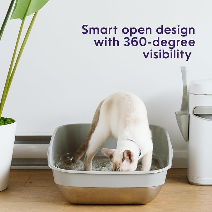 Litter Genie Platinum Stainless Steel Litter Box | Durable, Modern Design - Image 3