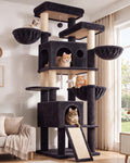 Globlazer 80in Tall Cat Tree for Large Cats, Sturdy Indoor Cat Tower, F80K