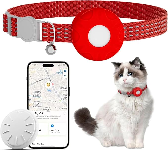 Cat Tracker, Pet Tracker for Cats Compatible by HONGTOPH
