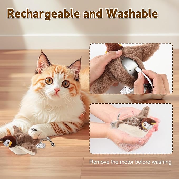 Chirping Bird Cat Toy - Image 6