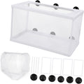 2pcs Fish Hatchery Box Aquarium Separation Net Nylon Incubator Mesh - Large Size