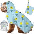 SlowTon Dog Raincoat, Waterproof Dog Rain Jacket with Clear Hooded, DK S